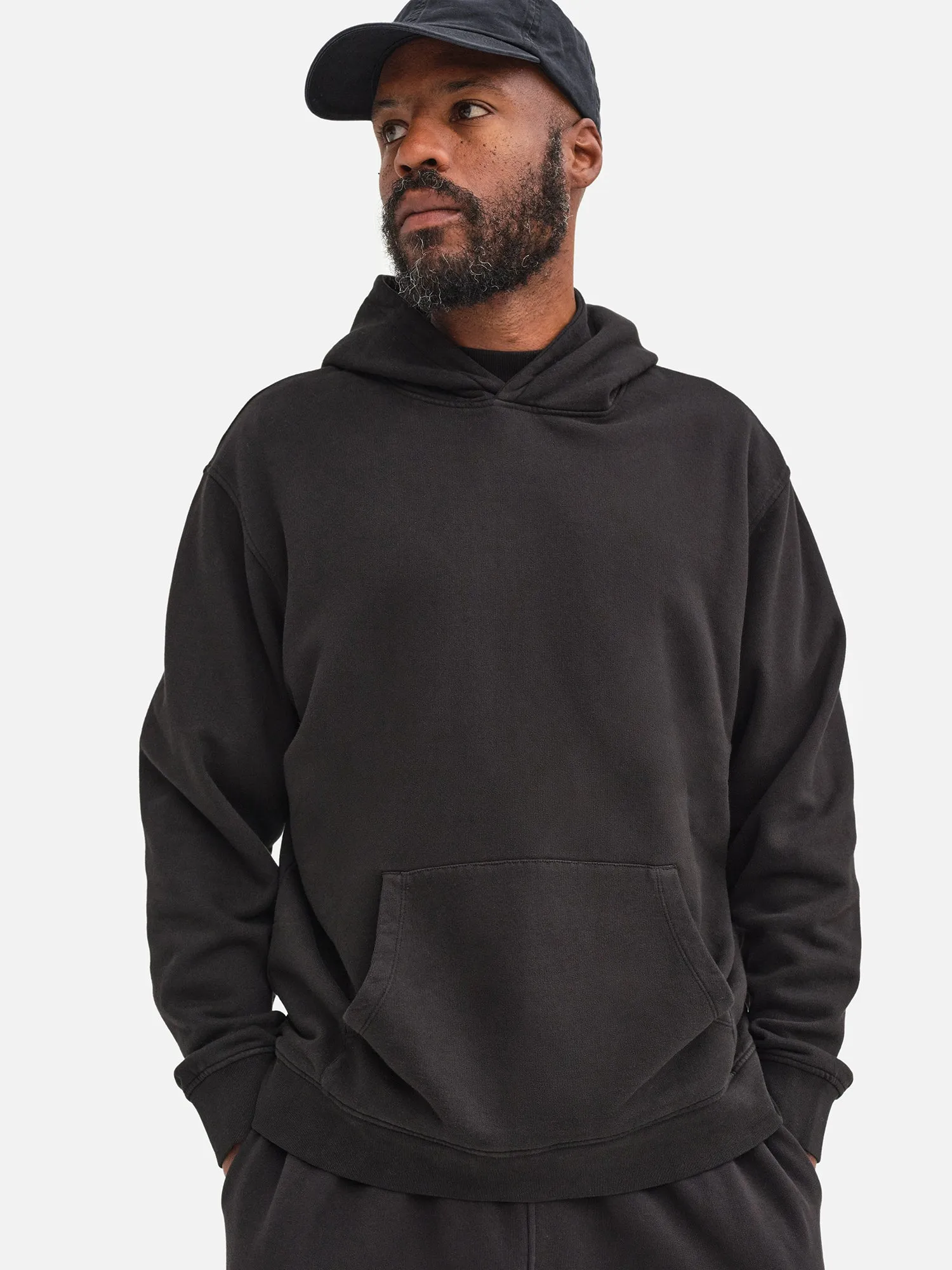 Men's Organic Fleece Hoodie sold by MATE the Label product image thumbnail 2