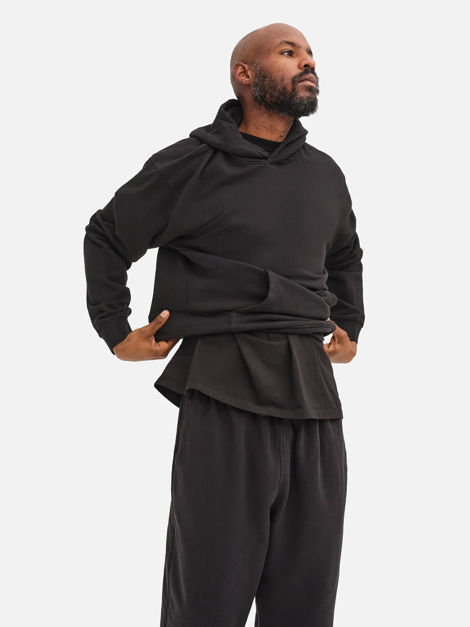 Men's Organic Fleece Hoodie sold by MATE the Label product image thumbnail 4