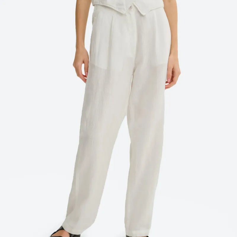 Organic Linen Tailored Pant sold by MATE the Label