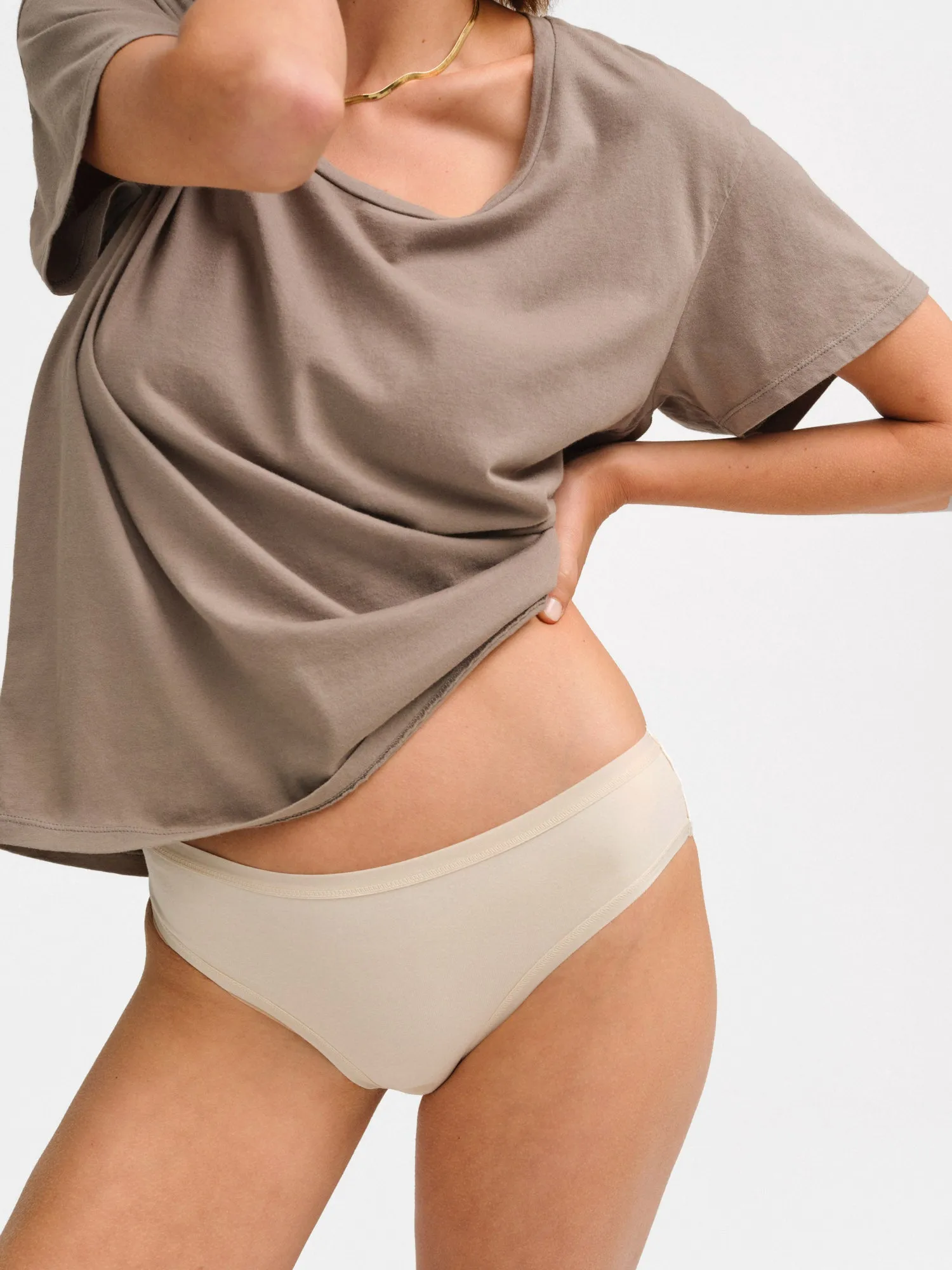 Organic Cotton Classic U-Neck Tee sold by MATE the Label product image thumbnail 5