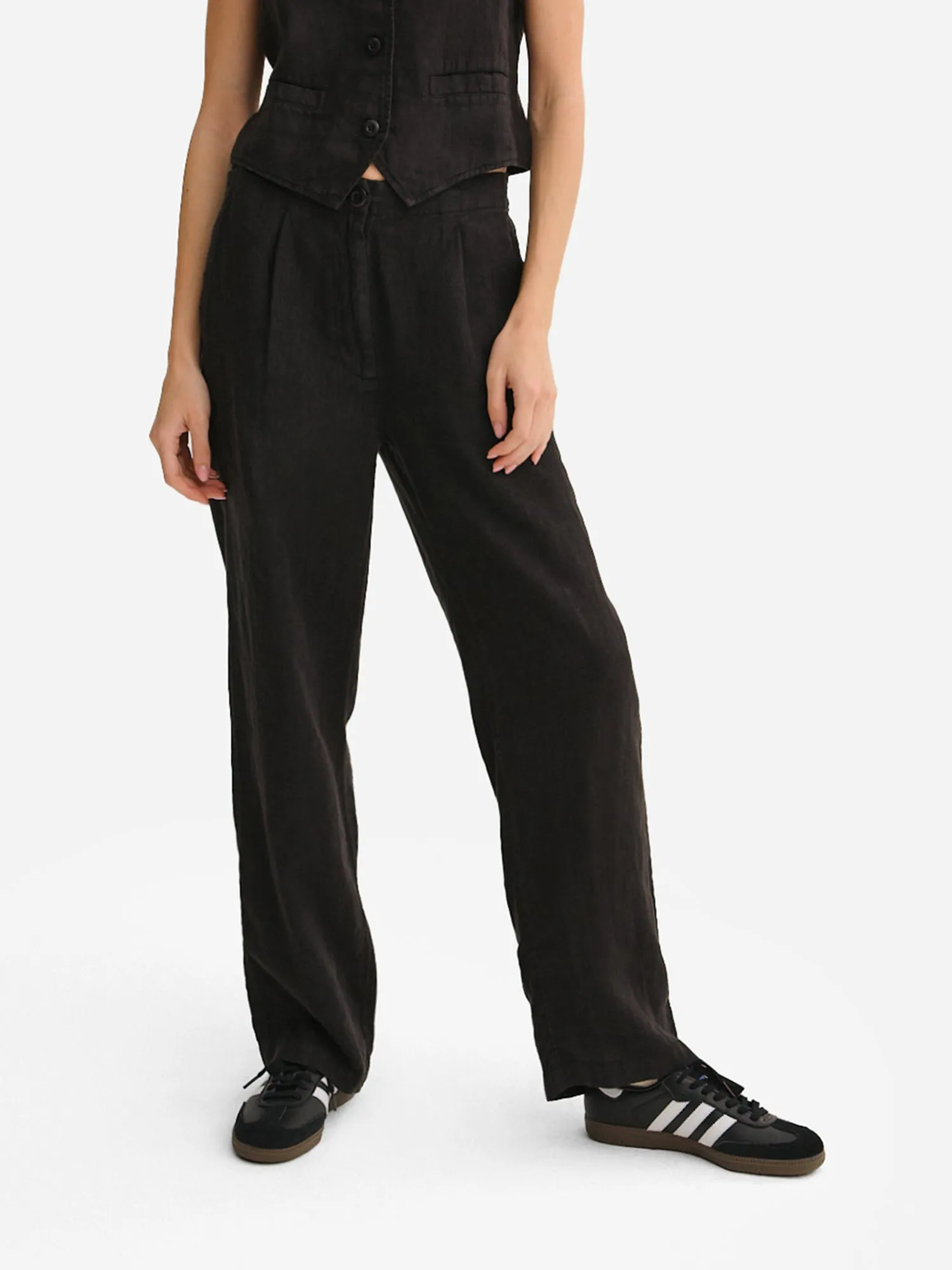 Organic Linen Tailored Pant sold by MATE the Label product image thumbnail 2