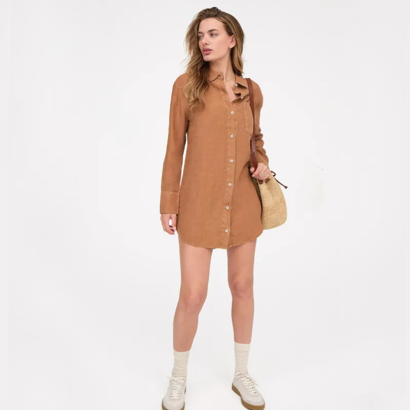 Linen Shirt Dress sold by MATE the Label