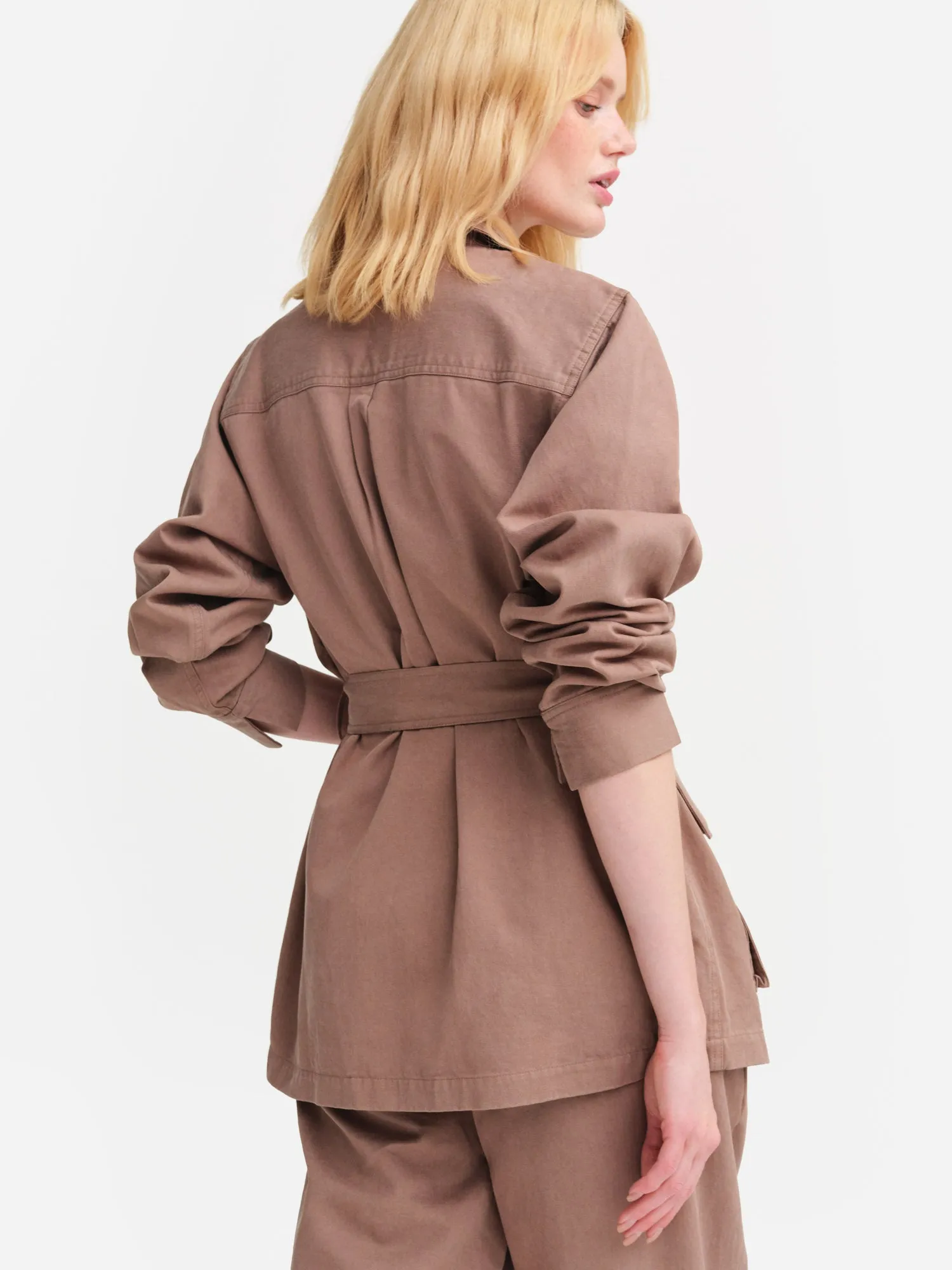 Tencel Twill Utility Jacket sold by MATE the Label product image thumbnail 5