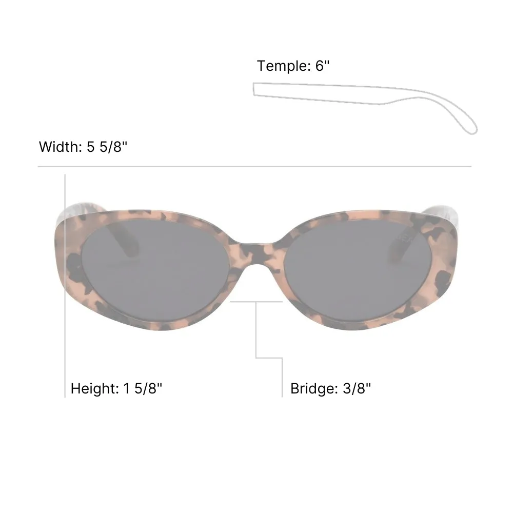 Marley Retro Oval Sunglasses sold by Matisse product image thumbnail 4