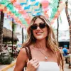 Marley Retro Oval Sunglasses sold by Matisse