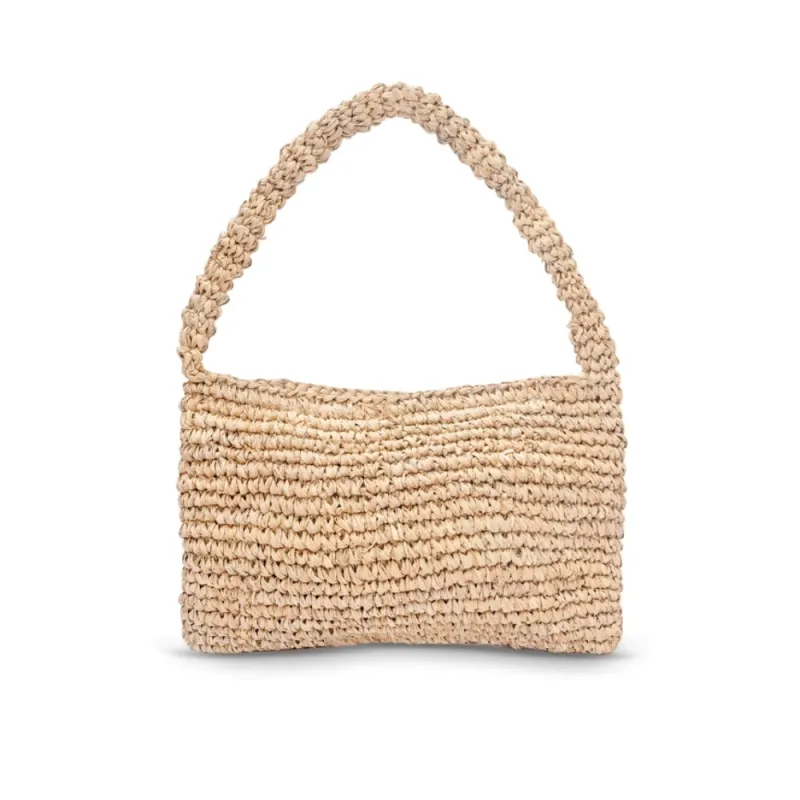 Mini Top-Handle Raffia Bag sold by Matisse