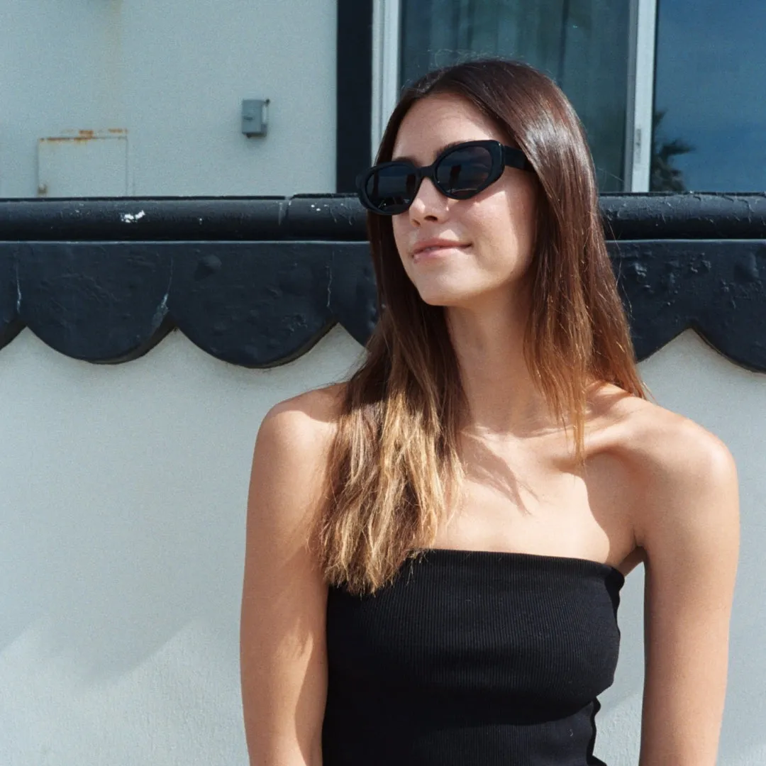 Marley Retro Oval Sunglasses sold by Matisse product image thumbnail 3