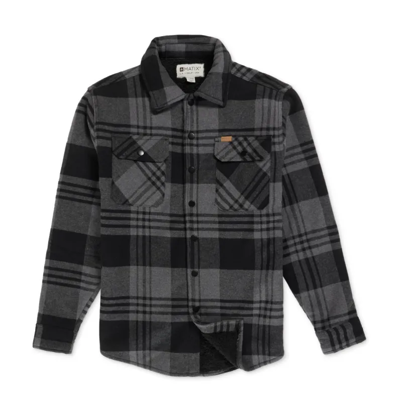 Spur Flannel Sherpa Shirt Jacket sold by Matix