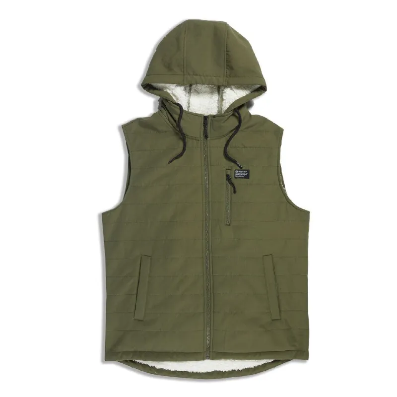 Eagle Hooded Sherpa Vest sold by Matix