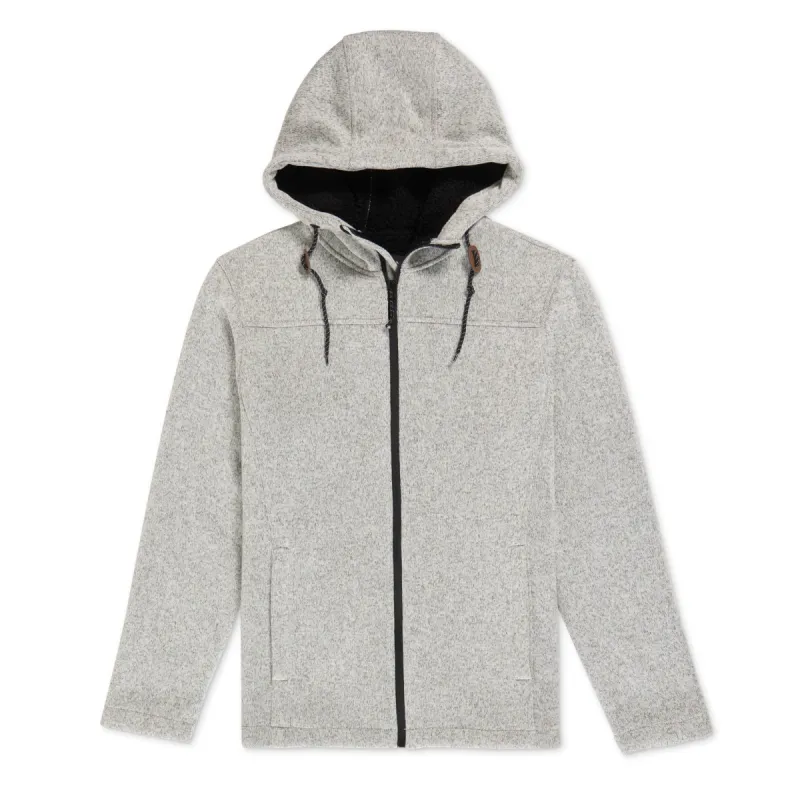 Camp Knit Zip-Up Sherpa Hoodie sold by Matix