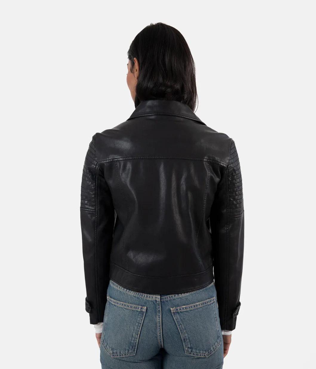 SAVINA Women’s Vegan Moto Jacket sold by Matt & Nat product image thumbnail 5