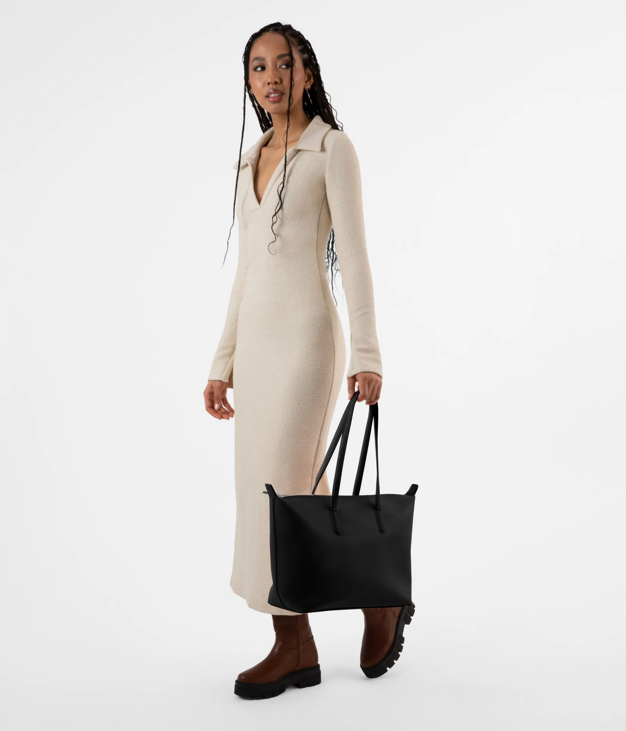 ABBI Vegan Tote Bag - Purity sold by Matt & Nat product image thumbnail 2