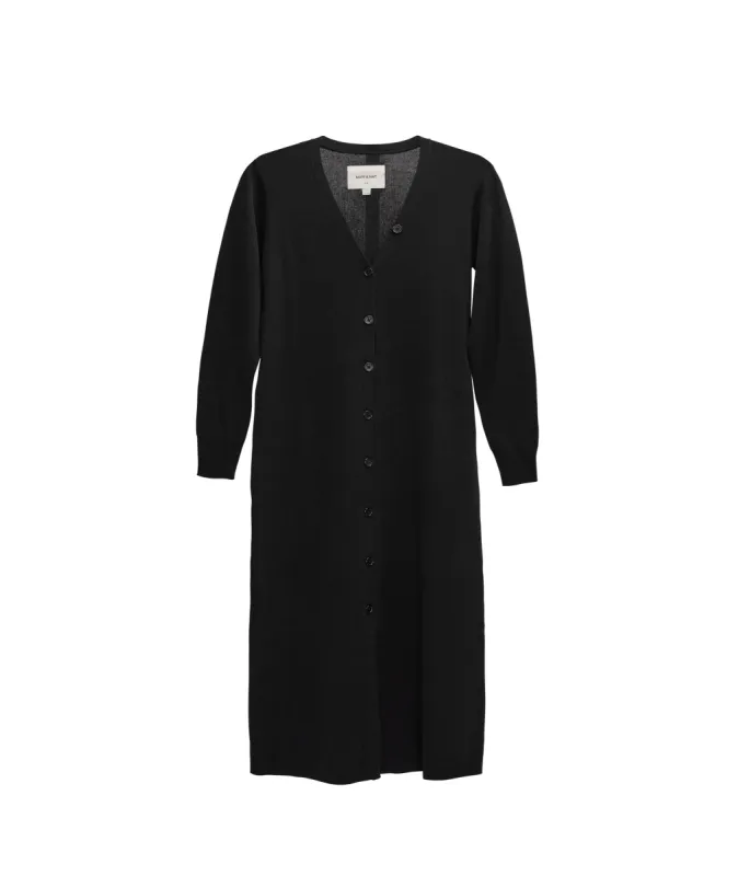 FRANEK Long sleeve button front longline cardigan sold by Matt & Nat