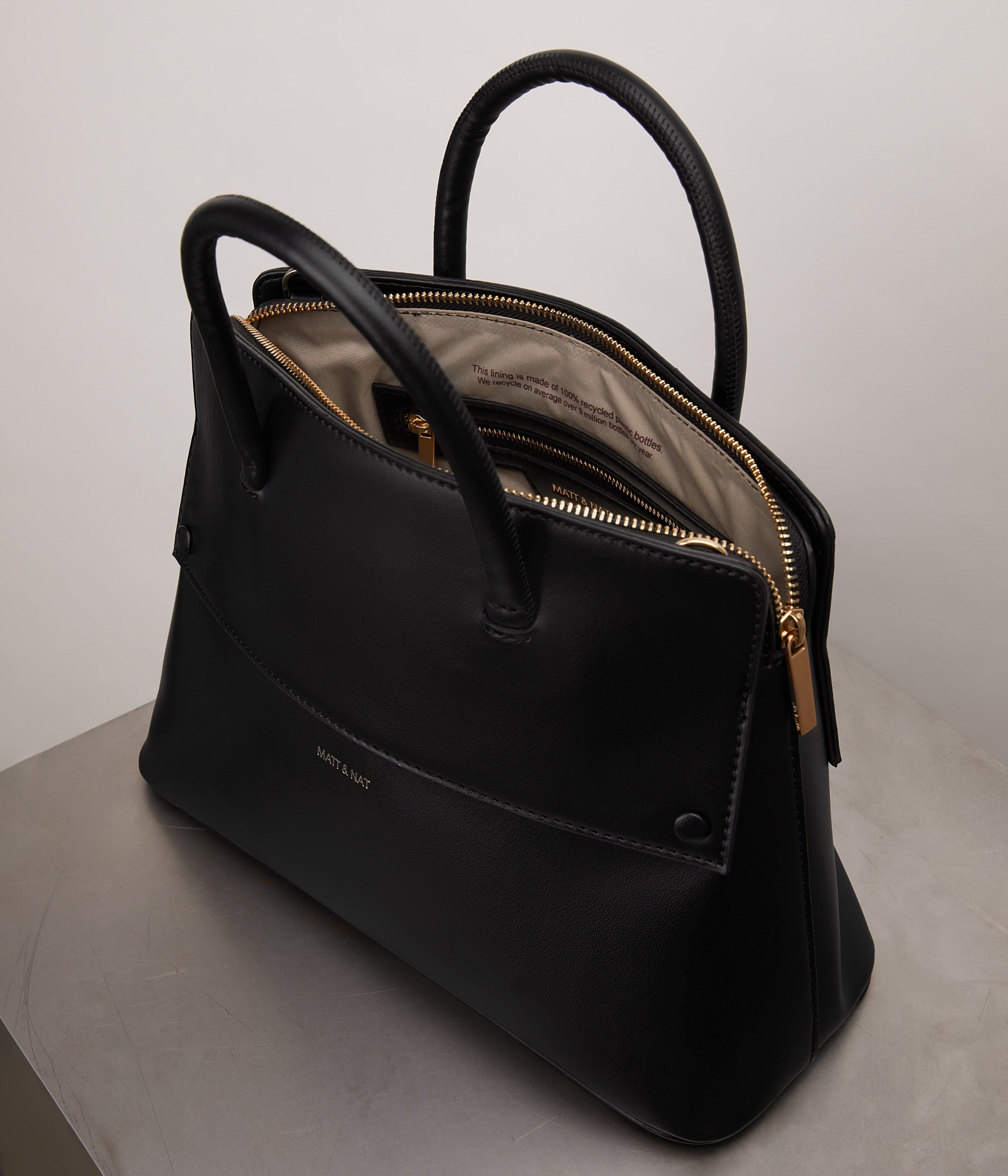 SILVA Vegan Satchel - APPLESKIN™ sold by Matt & Nat product image thumbnail 4