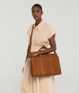 PARALLEL Vegan Satchel - Vintage sold by Matt & Nat