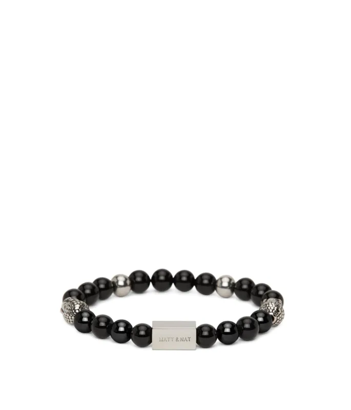 MIRACLE - Black & Grey Stone Bracelet sold by Matt & Nat