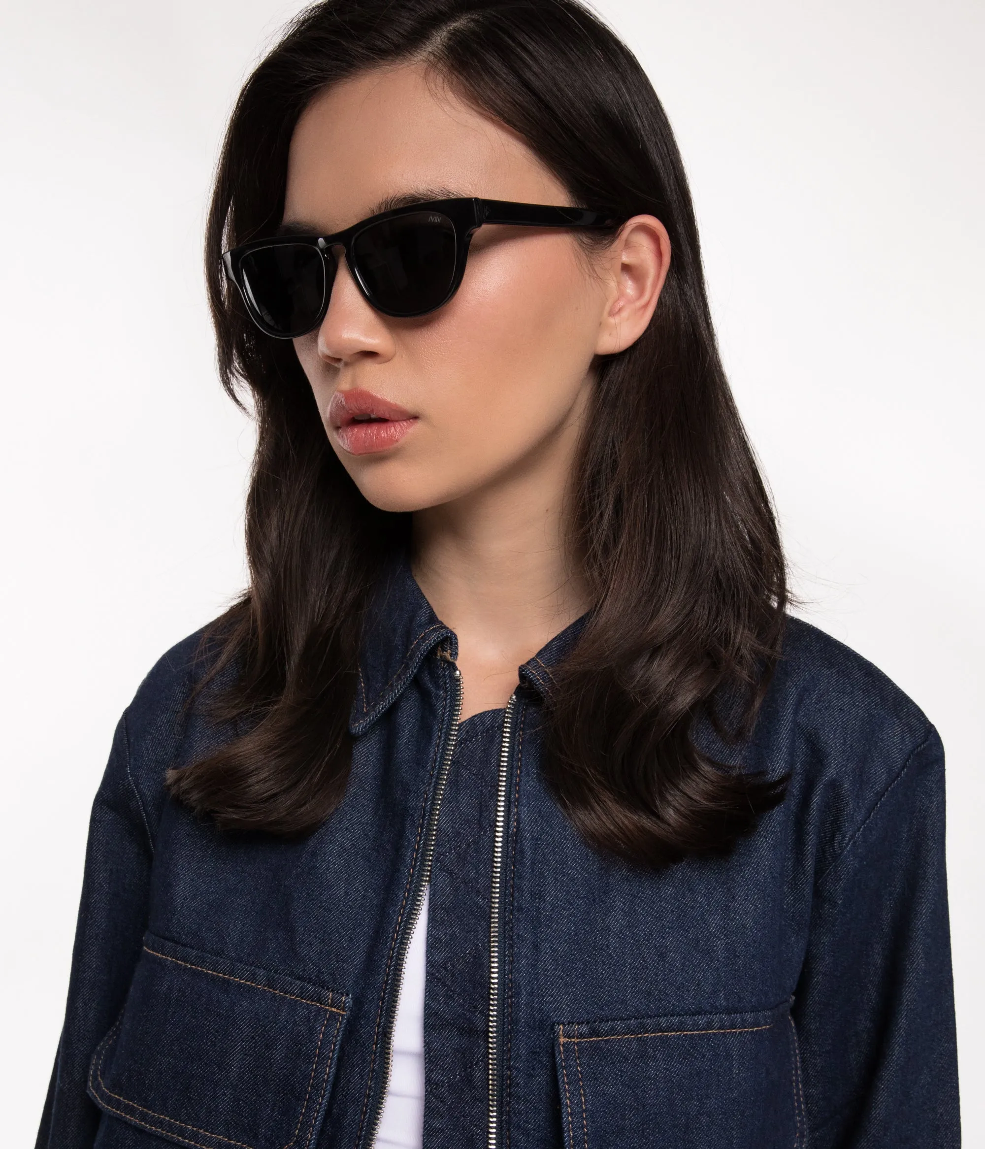 MAXI Black Wayfarer Sunglasses sold by Matt & Nat product image thumbnail 4