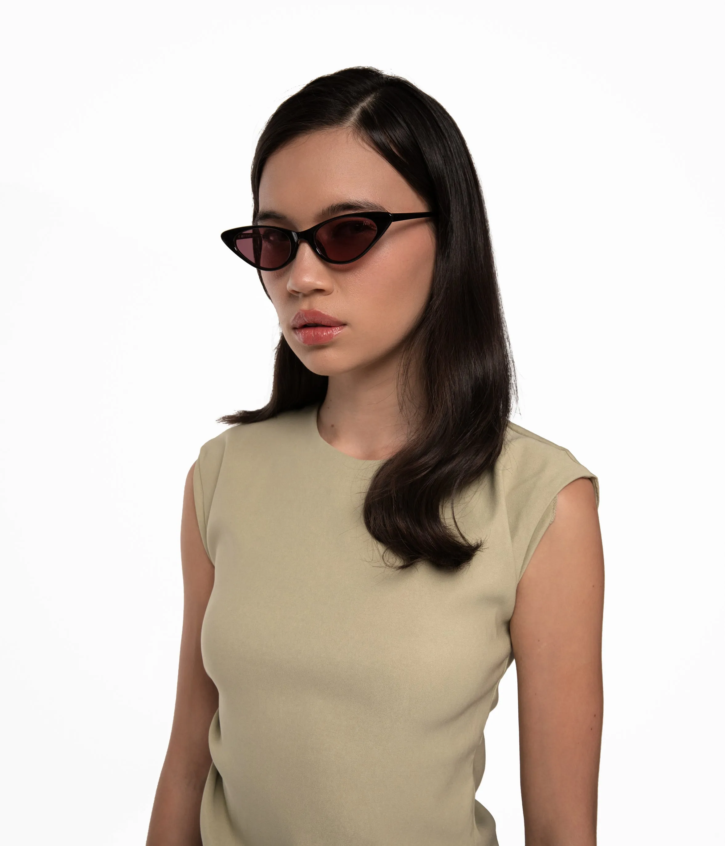 NAVA Black Cat-Eye Sunglasses sold by Matt & Nat product image thumbnail 3