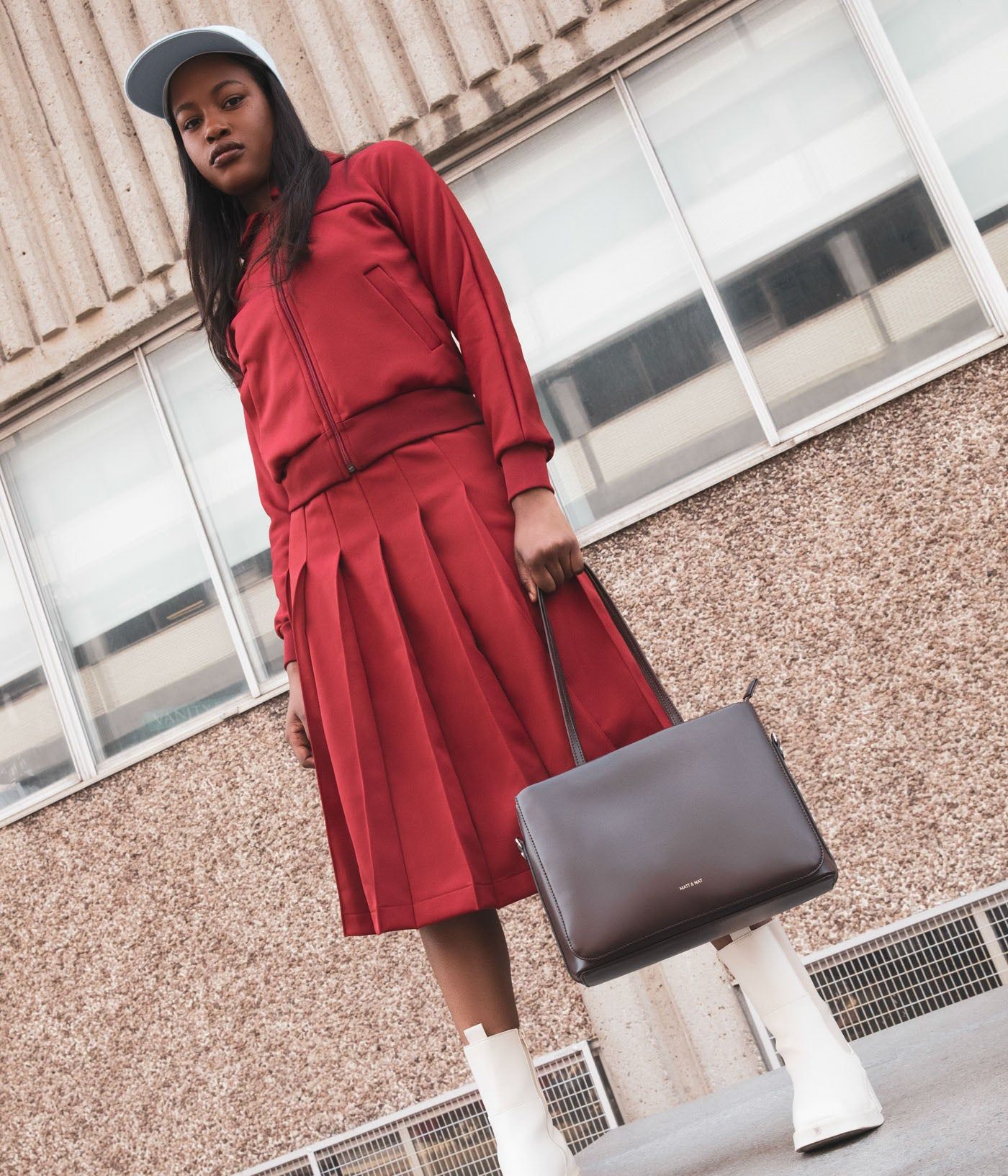 MAIA Vegan Satchel - APPLESKIN™ sold by Matt & Nat product image thumbnail 2