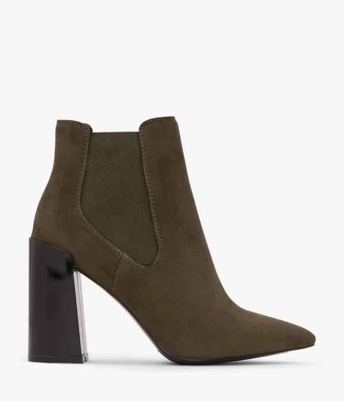 FRAN Vegan High Heeled Chelsea Boots made by Matt & Nat