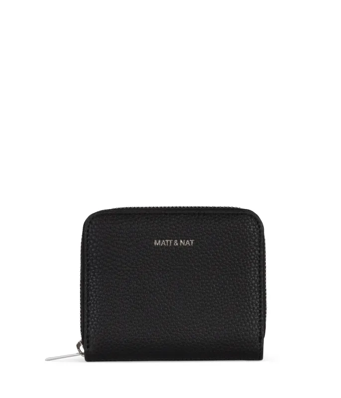RUE Small Vegan Zip Wallet - Grain sold by Matt & Nat