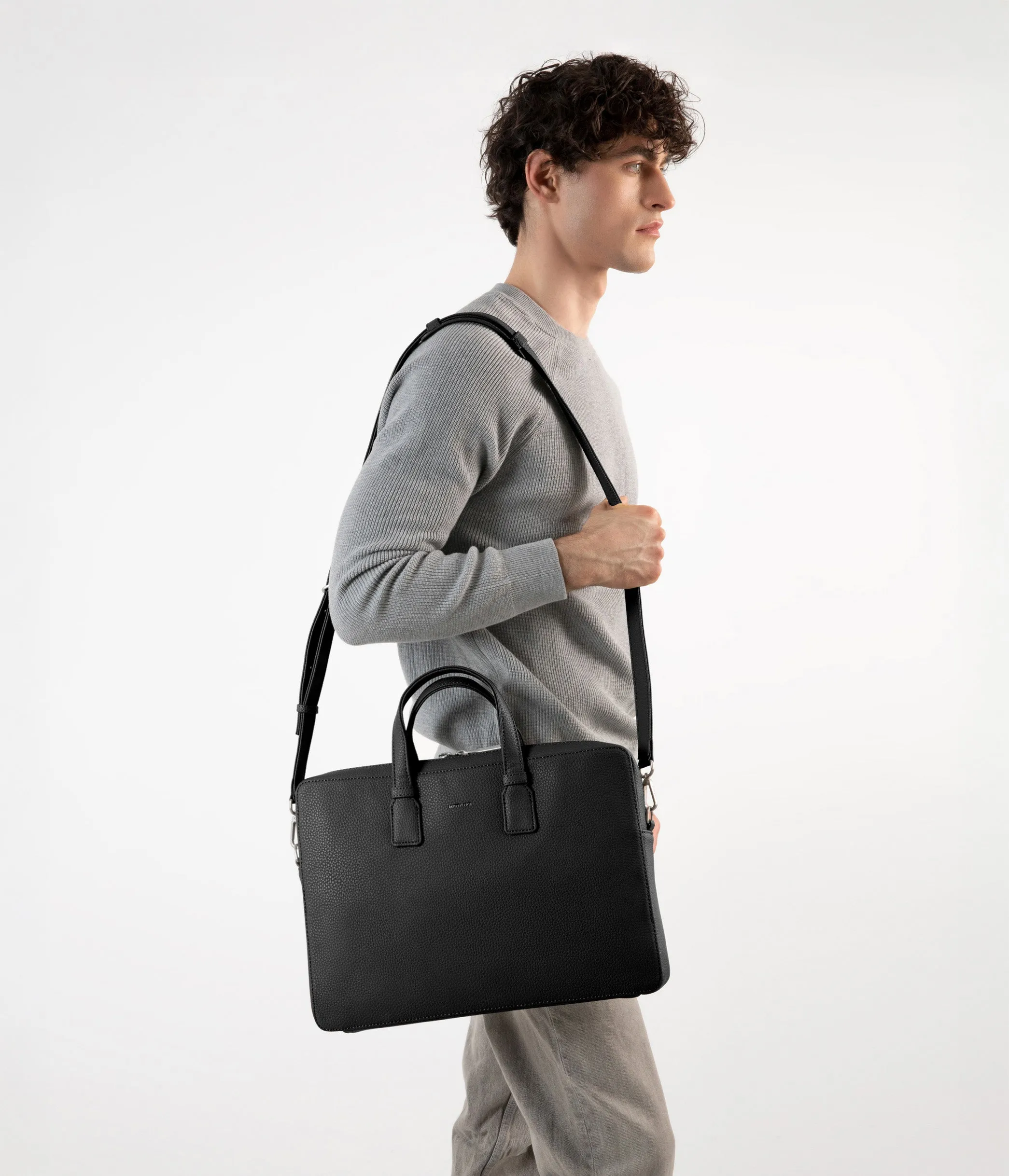 BELEM Vegan Briefcase - Grain sold by Matt & Nat product image thumbnail 2