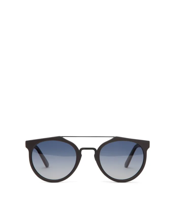 ALDIE Black Round Sunglasses sold by Matt & Nat