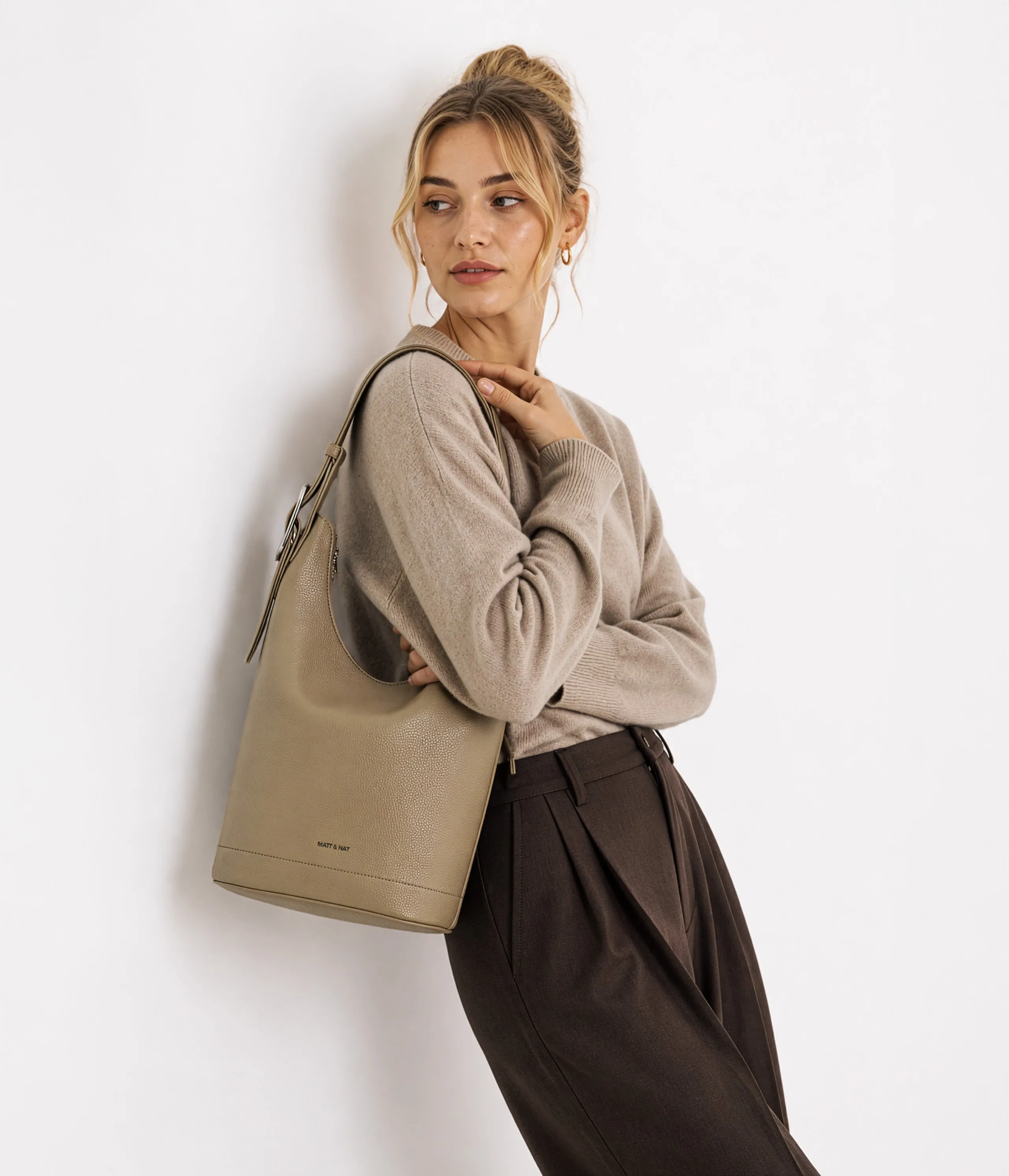 JESA Vegan Hobo Bag - Grain sold by Matt & Nat product image thumbnail 5