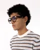 YAN-3 Recycled Round Reading Glasses sold by Matt & Nat