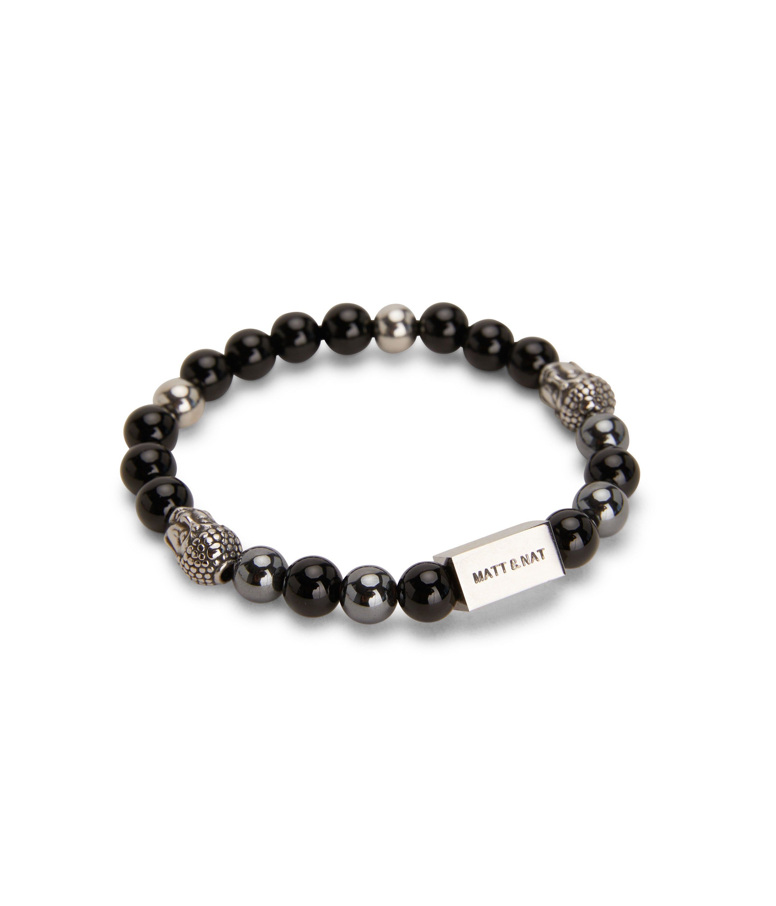 MIRACLE - Black & Grey Stone Bracelet sold by Matt & Nat product image thumbnail 4
