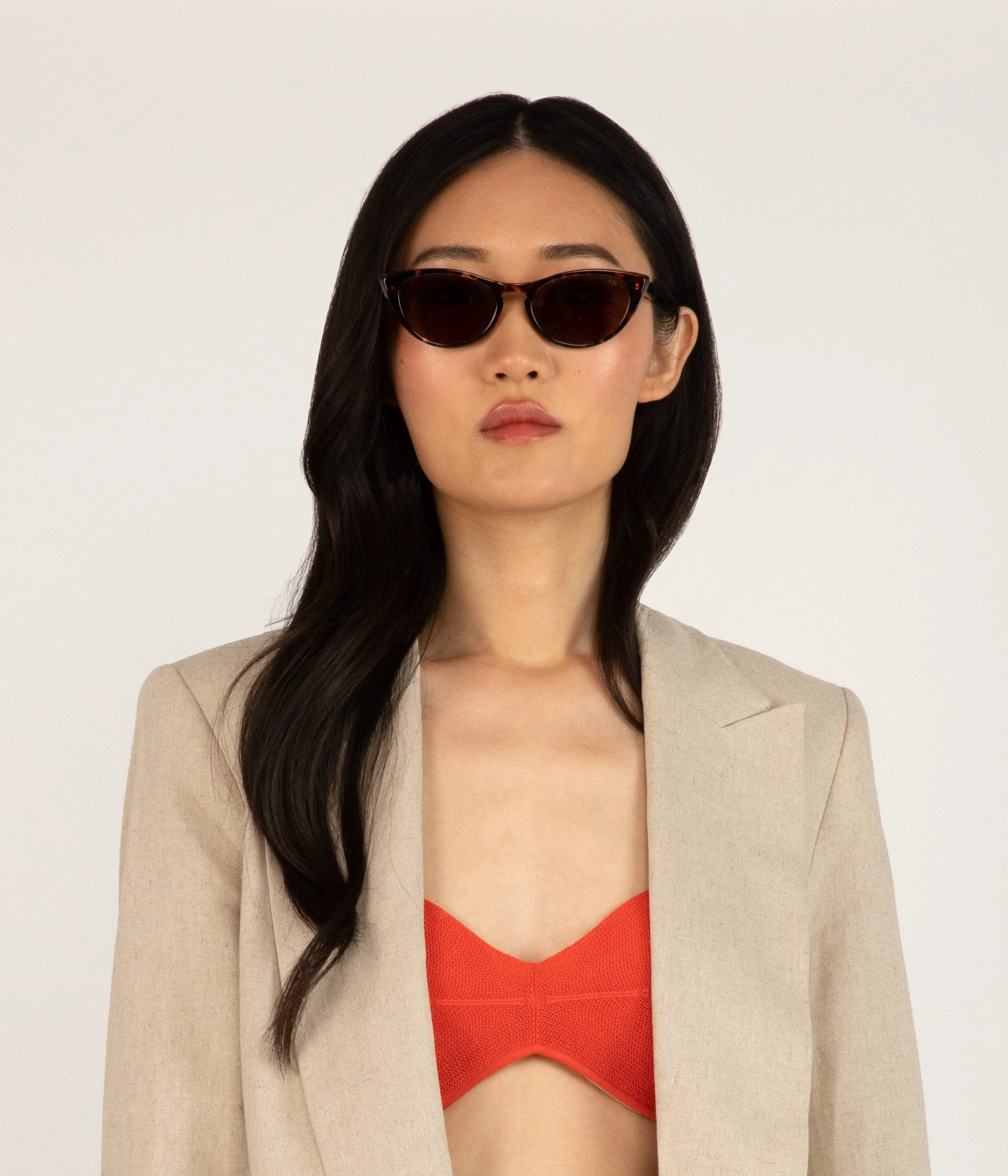 AMARA Brown Cat-Eye Sunglasses sold by Matt & Nat product image thumbnail 2