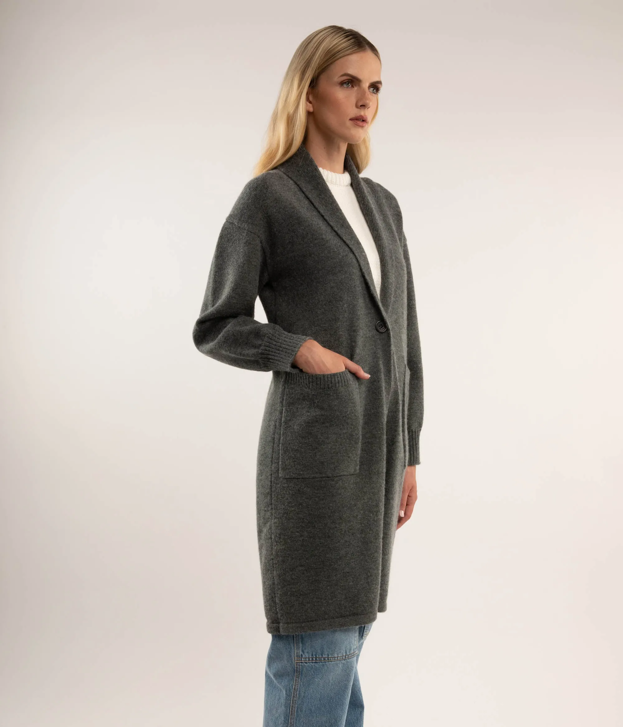NESS Knee-Length Cardigan sold by Matt & Nat product image thumbnail 3