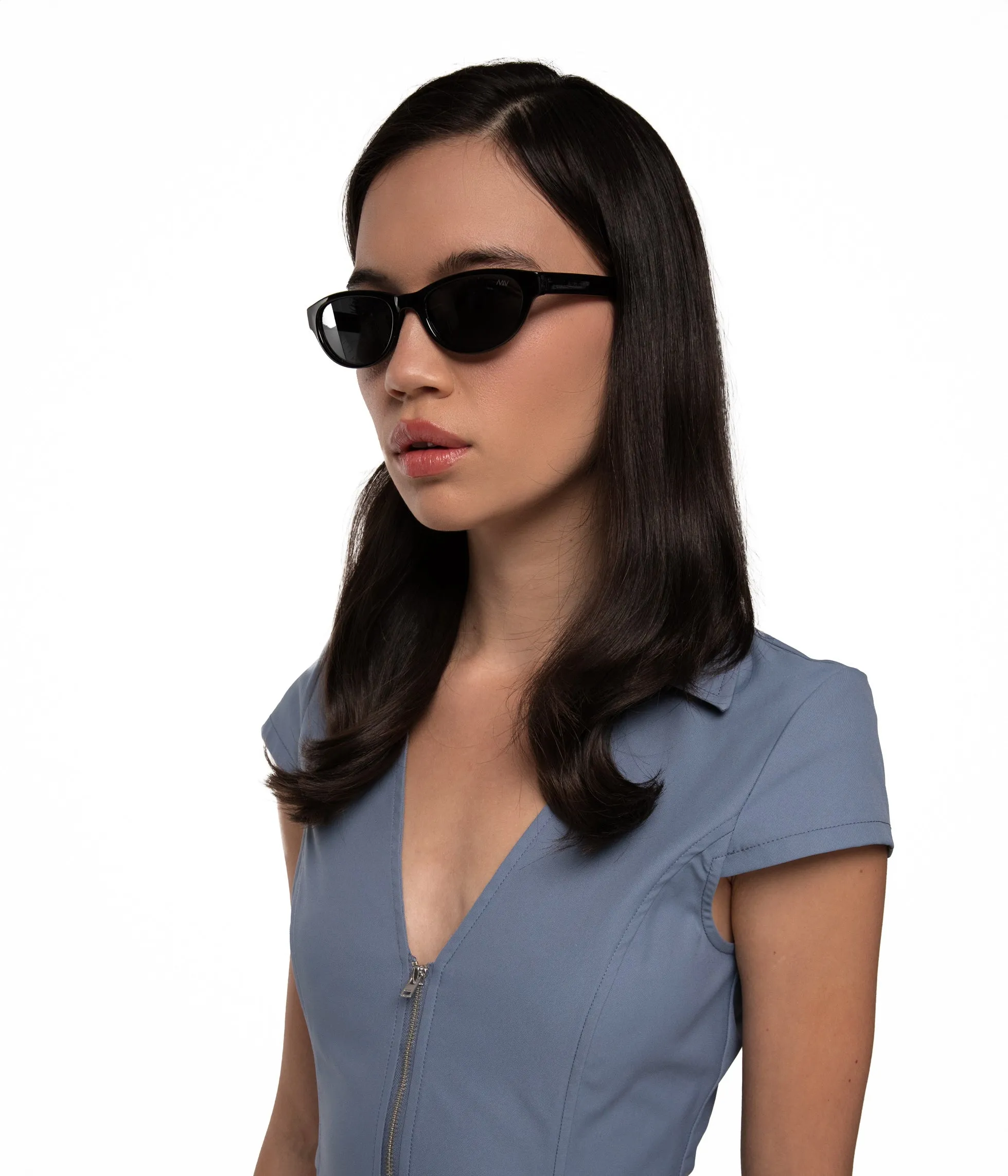 SUMER Black Cat-Eye Sunglasses sold by Matt & Nat product image thumbnail 5