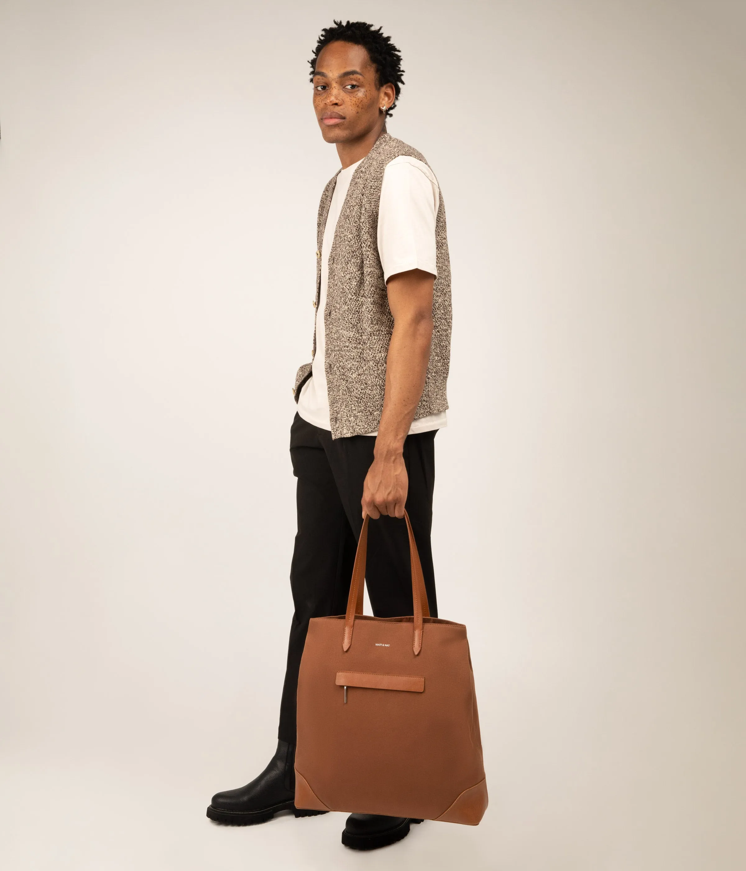 LEIDEN Vegan Tote Bag - Canvas sold by Matt & Nat product image thumbnail 2