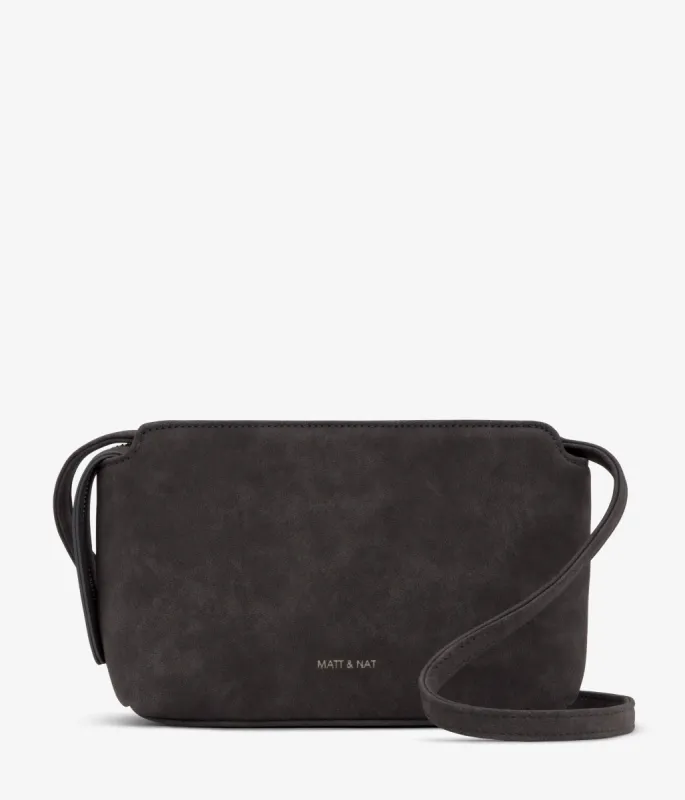 RAVEN Vegan Crossbody Bag - Suede sold by Matt & Nat