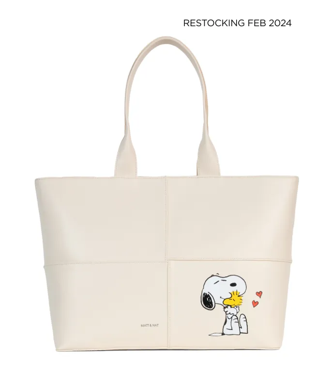MATT & NAT x PEANUTS TRISTANP Vegan Tote Bag - Snoopy & Woodstock sold by Matt & Nat