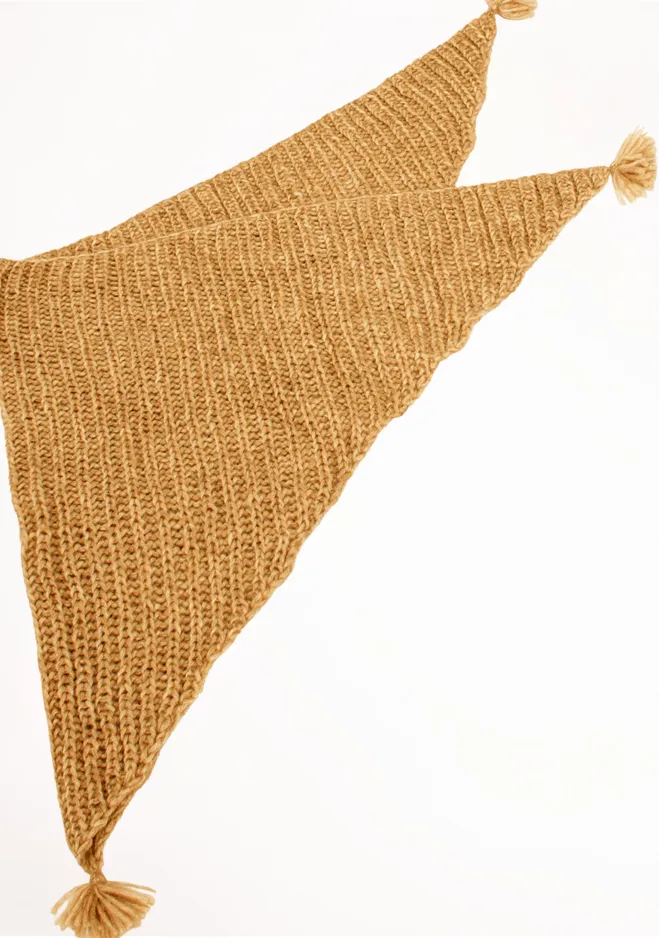 Freya Alpaca Triangle Scarf- Mustard sold by Matta product image thumbnail 2