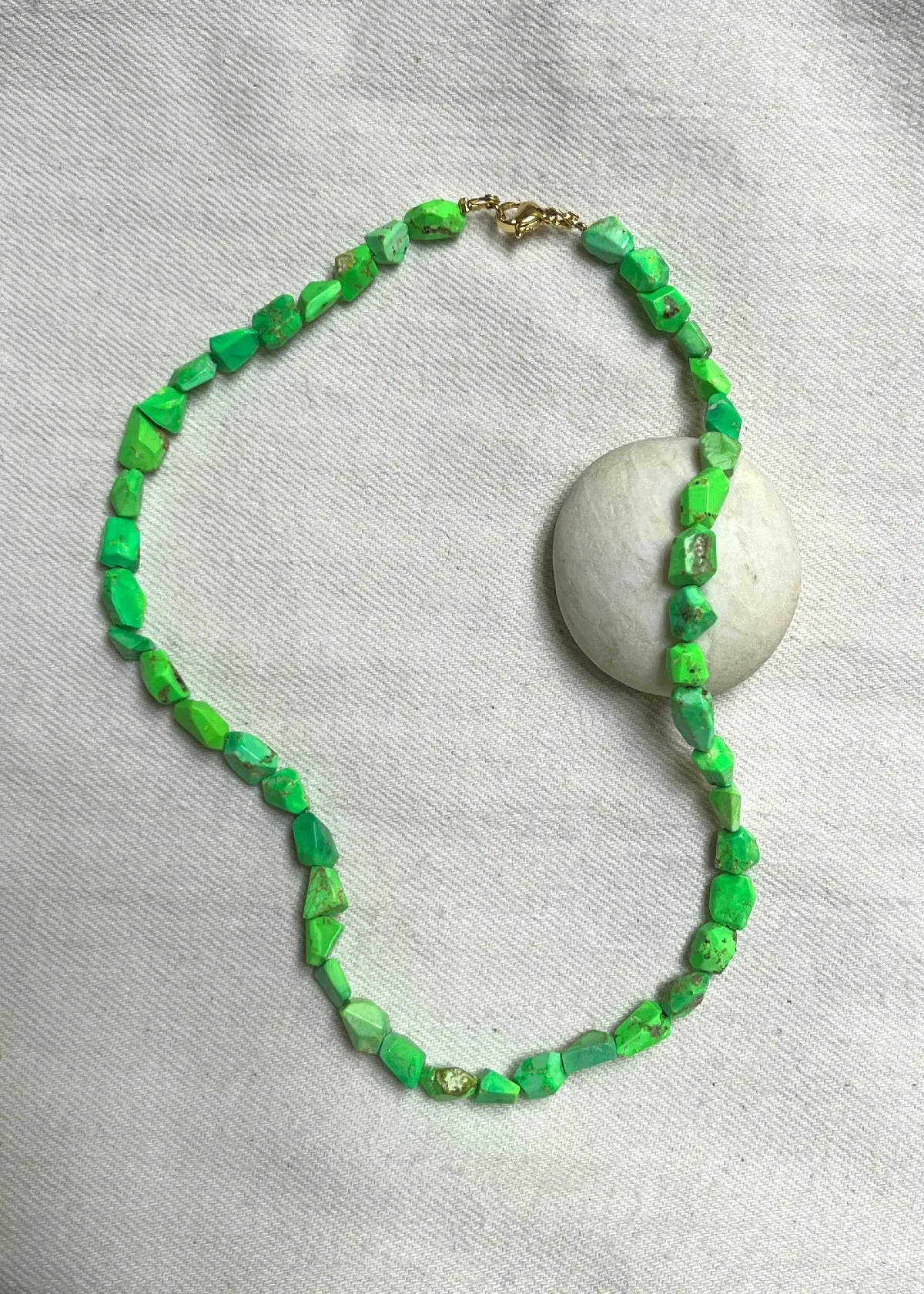 Natural Kingman Turquoise Necklace sold by Matta