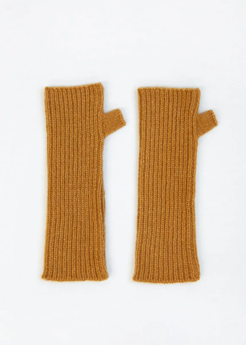 Suri Alpaca Gloves, Mustard sold by Matta