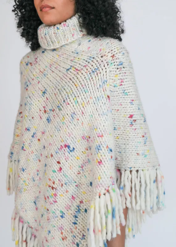 Hermosa Hand Painted Merino Poncho sold by Matta