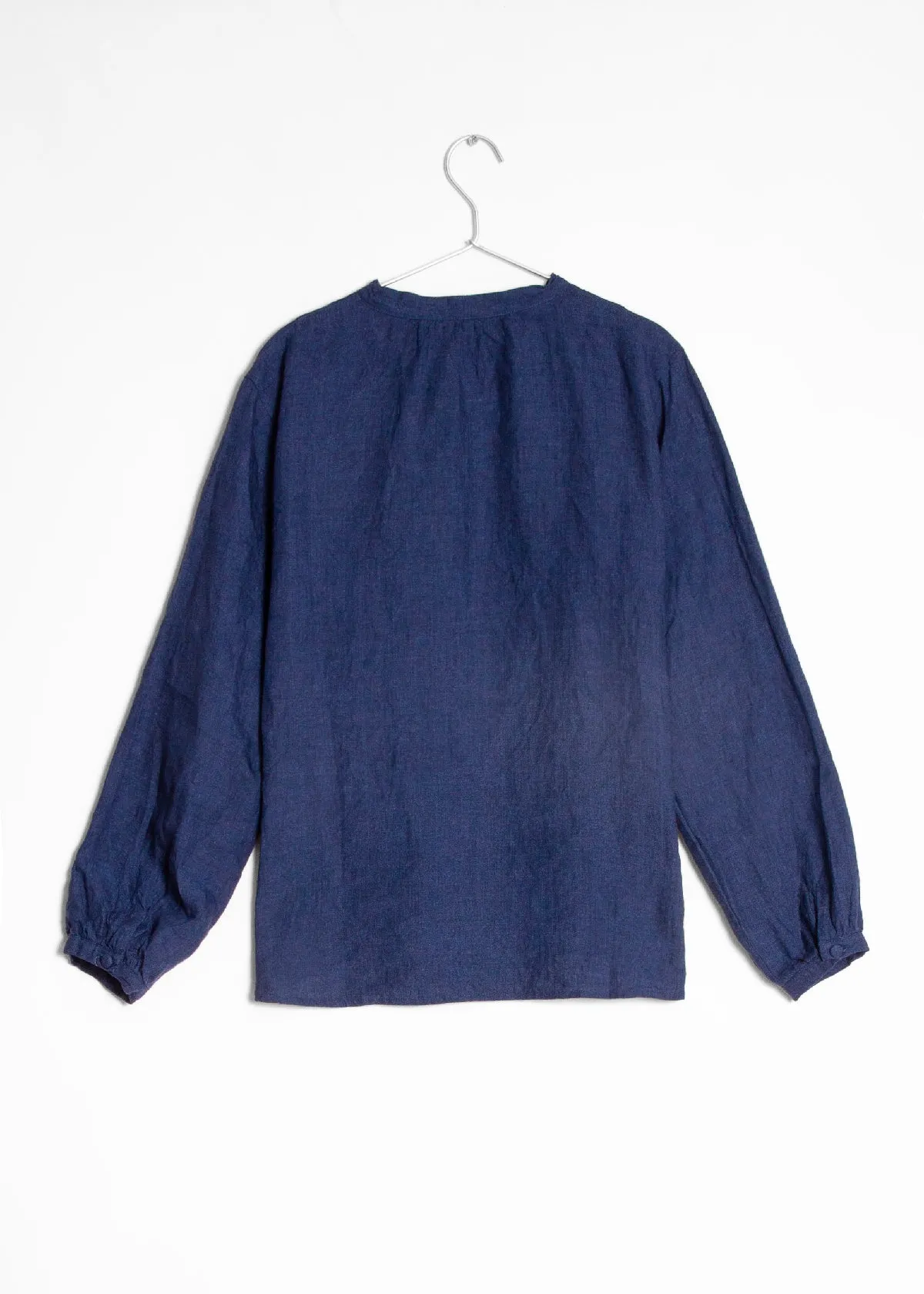 Ichi Antiquities Linen Shirt - Indigo sold by Matta product image thumbnail 3
