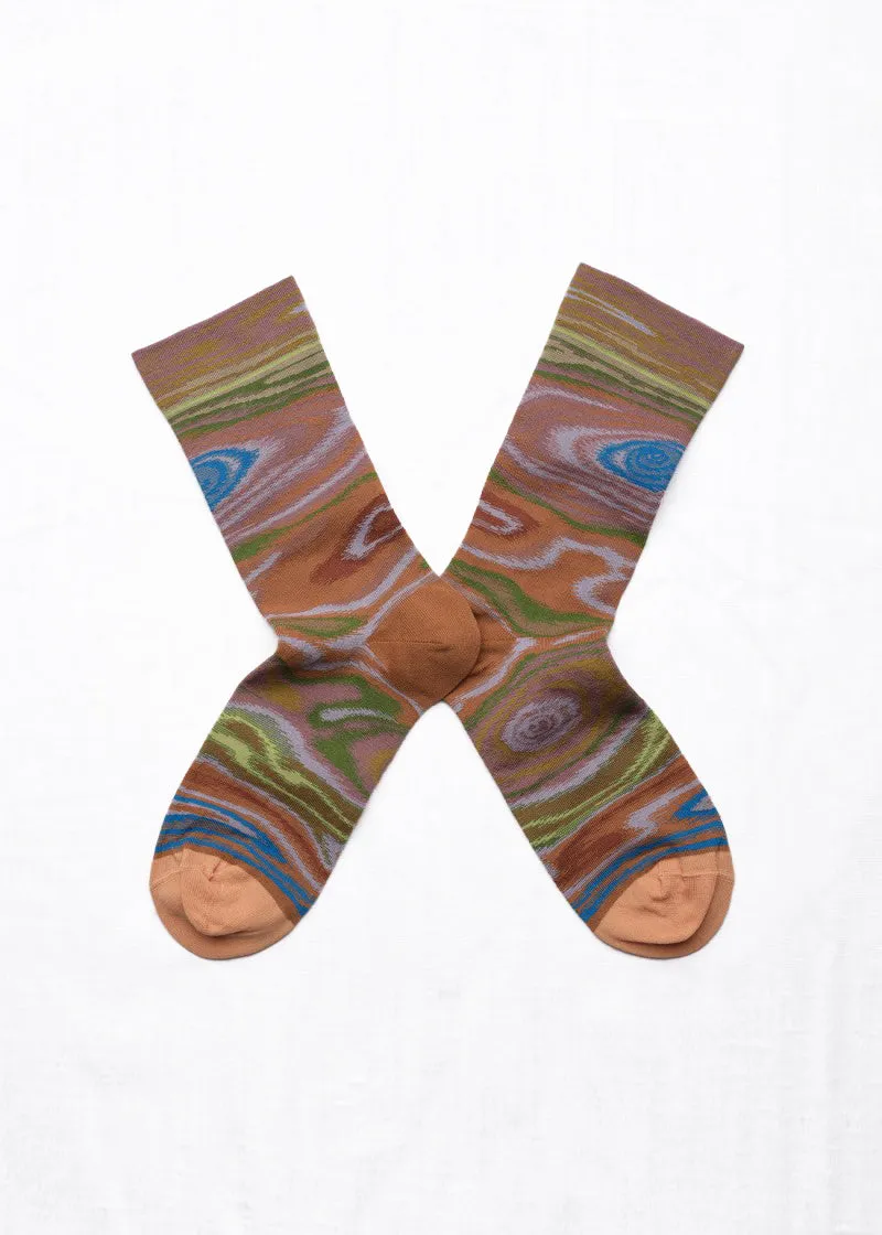 Bonne Maison Chaussette Camouflage Caramel sold by Matta