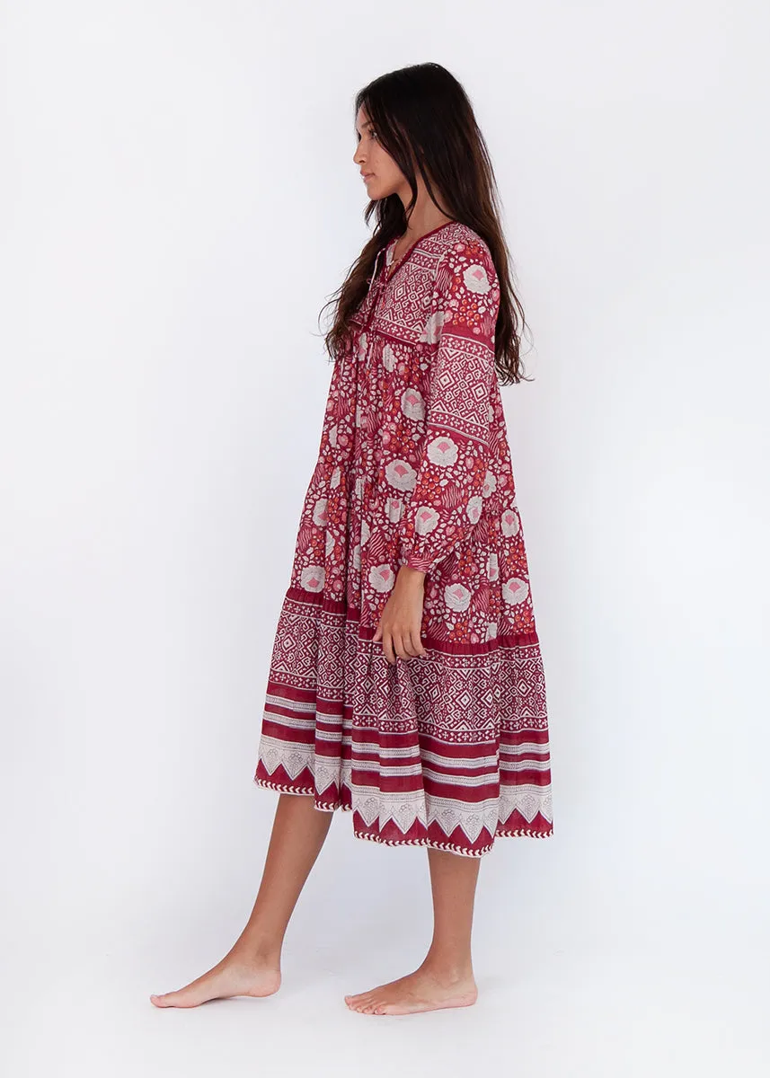 Yamini Booj Dress, Garnet sold by Matta product image thumbnail 4