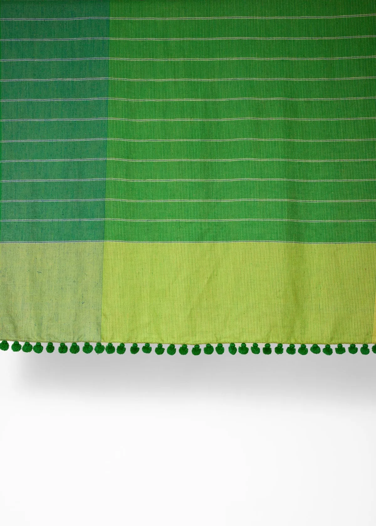 Dupatta Noor Special Shawl - Greens Multi Stripes sold by Matta product image thumbnail 2