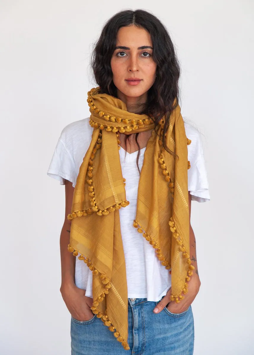 Dupatta Plain Shawl, Curry sold by Matta product image thumbnail 2