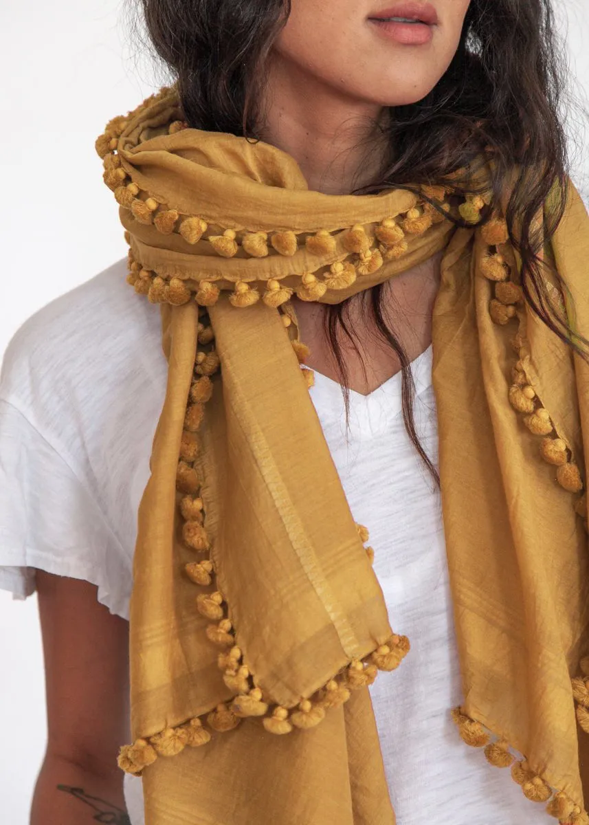 Dupatta Plain Shawl, Curry sold by Matta product image thumbnail 4