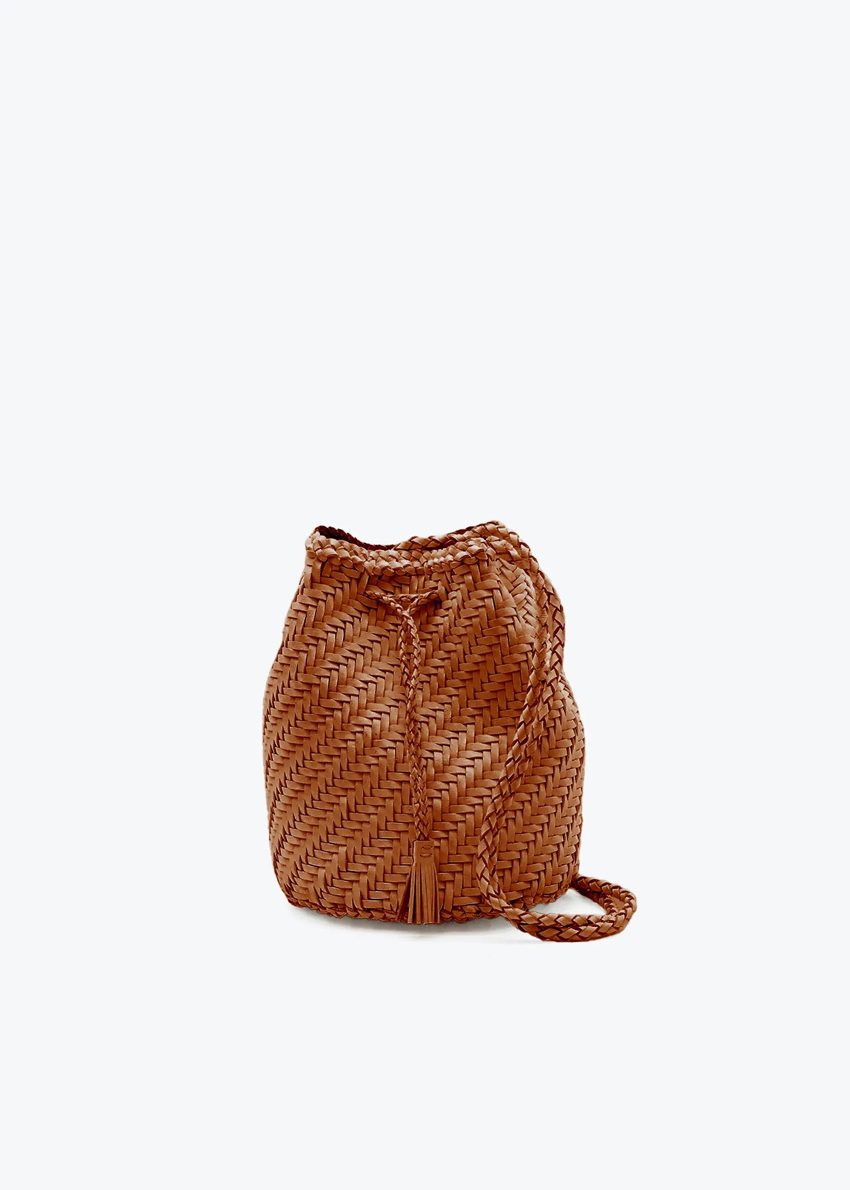 Dragon Diffusion Pompom Double Jump Bag Tan sold by Matta
