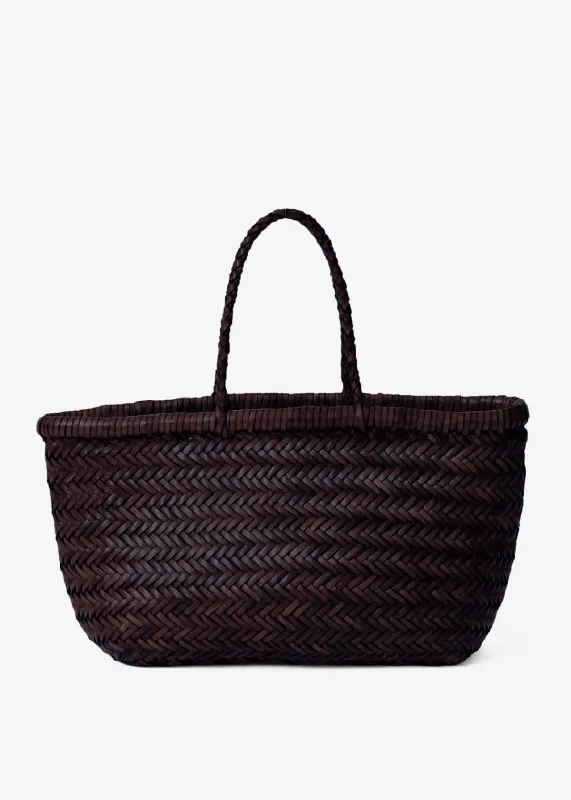 Dragon Diffusion Bamboo Triple Jump Small Bag Dark Brown sold by Matta