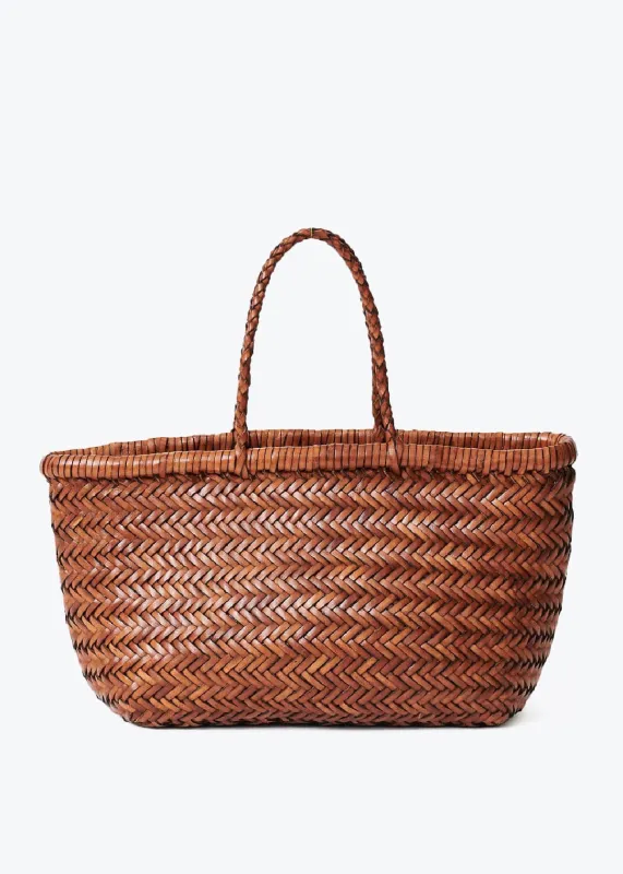 Dragon Diffusion Bamboo Triple Jump Small Bag Tan sold by Matta