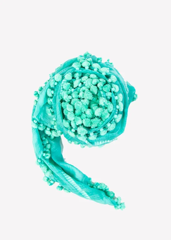 Dupatta Plain Shawl, Lagoon sold by Matta